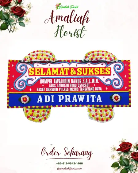 Papan Bunga Ucapan Selamat Bruyadori